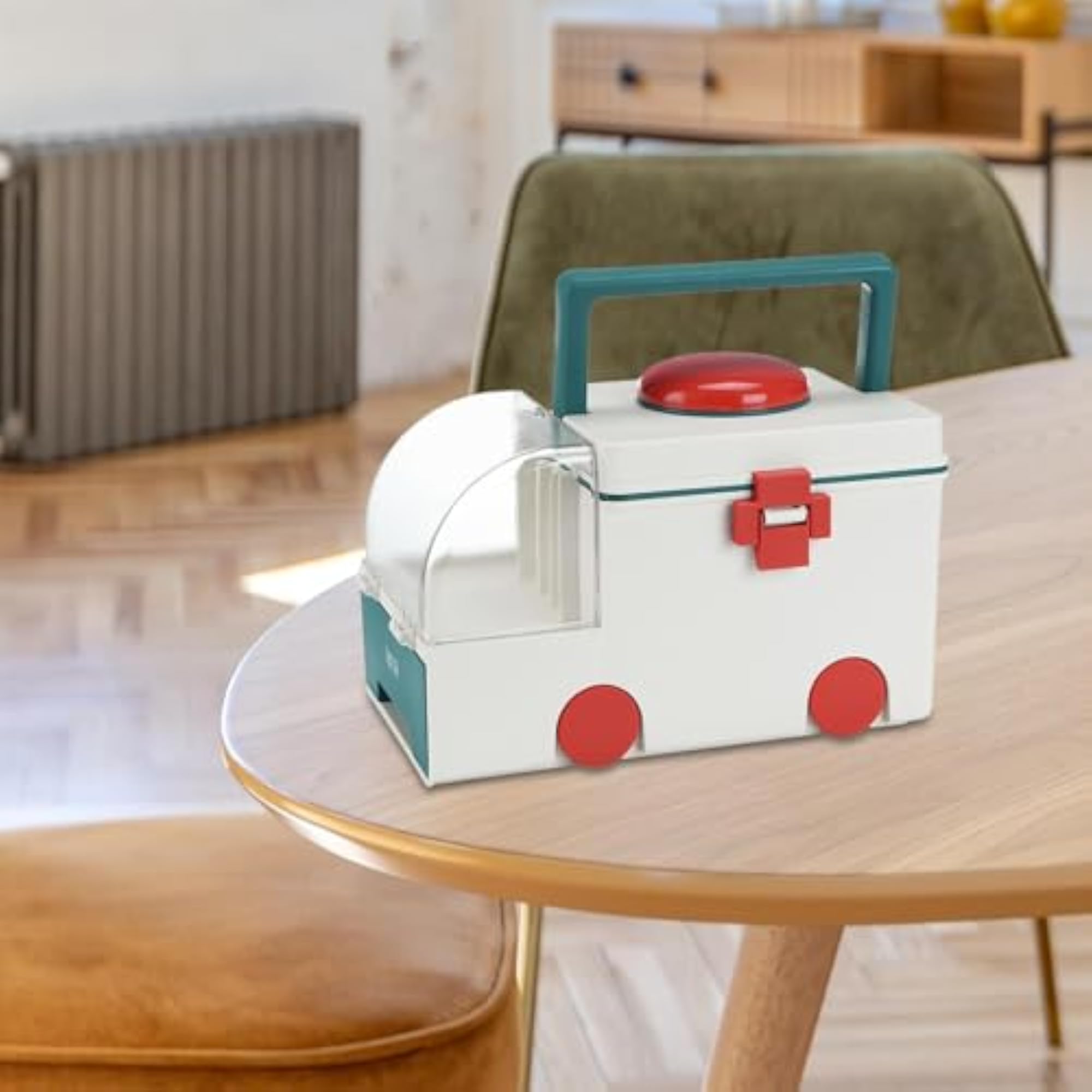First Aid Storage Box Container Bin Portable Handle